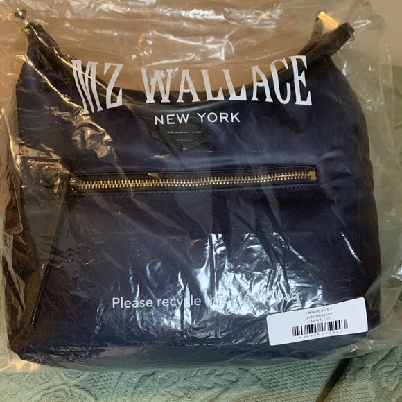 MZ Wallace Navy Sienna Gold Hardware NWT - Picture 6 of 6